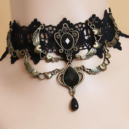 Funki Findz | Necklaces | Women's Black Goth Choker Necklace