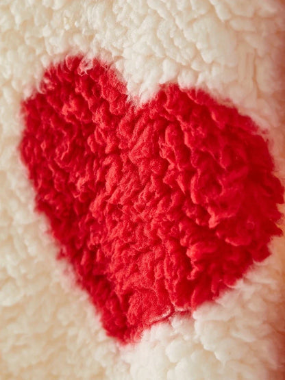Funki Findz | Sweaters | Women's Hooded Heart Print Pullover