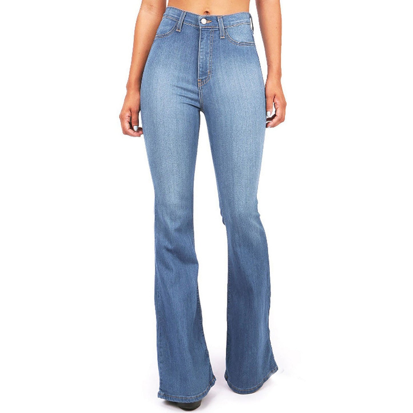Funki Findz | Pants | Women's High Waist Slim Fit Bootleg Jeans