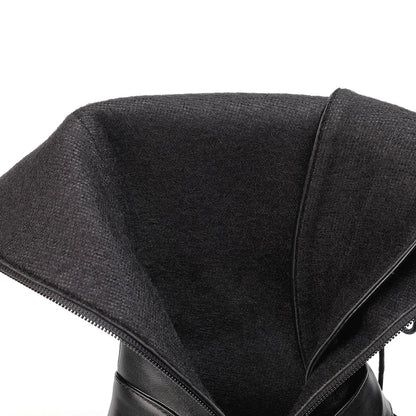 Funki Findz | Boots | Women's Punk Buckle Strap Wedge Boots