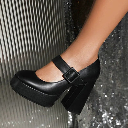 Funki Findz | Shoes | Women's Mary Jane Platform High Heels