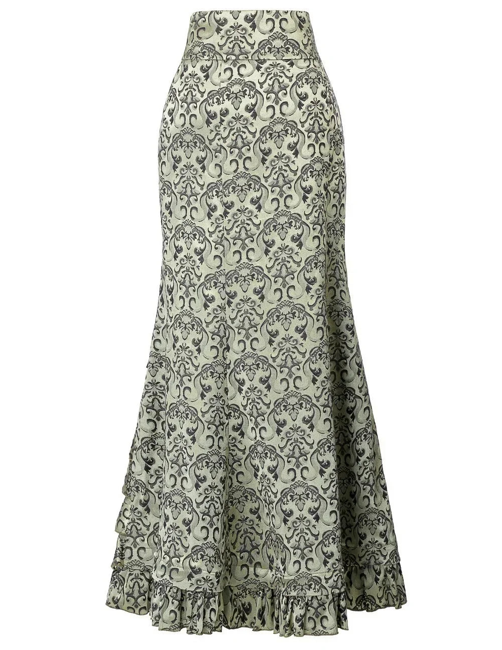 Funki Findz | Skirts | Women's Gothic Vintage Ruffled Long Skirts