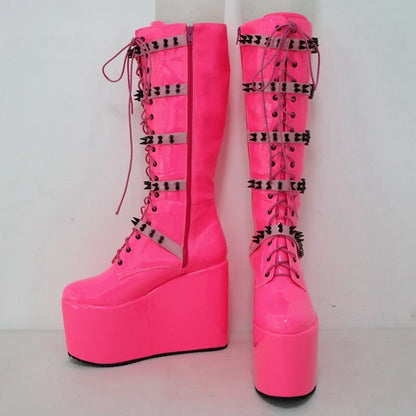 Funki Findz | Boots | Women's Super High Custom Platform Boot