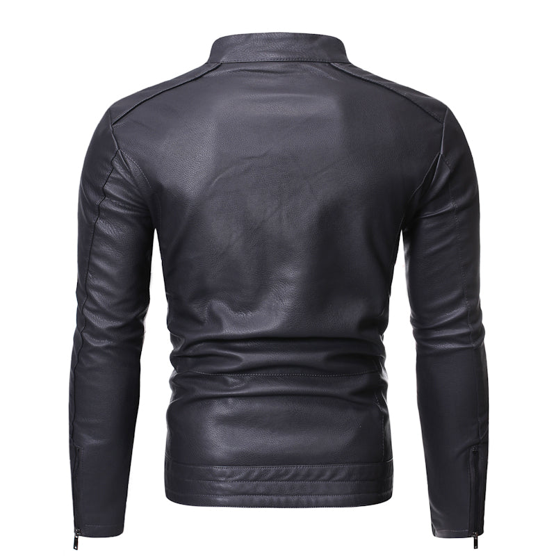 Funki Findz | Jackets | Men's Women's Slim PU Leather Jacket