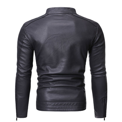Funki Findz | Jackets | Men's Women's Slim PU Leather Jacket