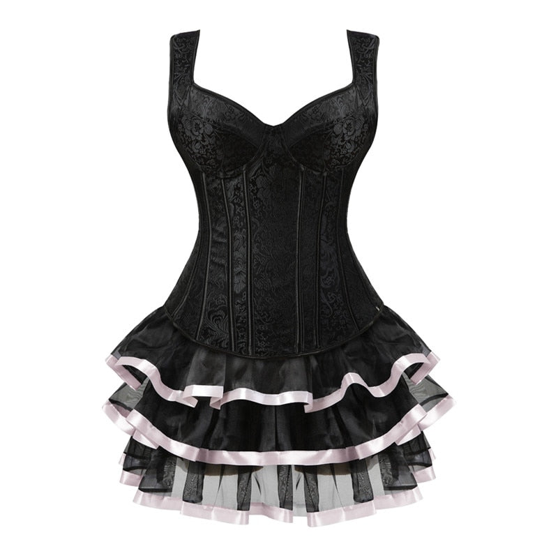Funki Findz | Dresses | Women's Shoulder Strap Corset Dress