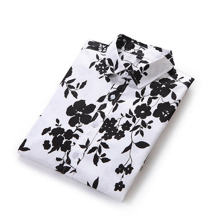 Funki Findz | Shirts | Men's Floral Print Long Sleeved Dress Shirt