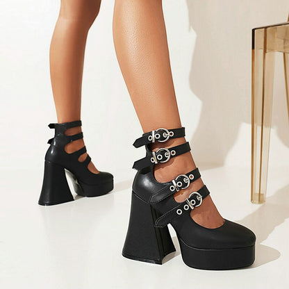 Funki Findz | Shoes | Women's Gothic Punk Mary Jane Platforms