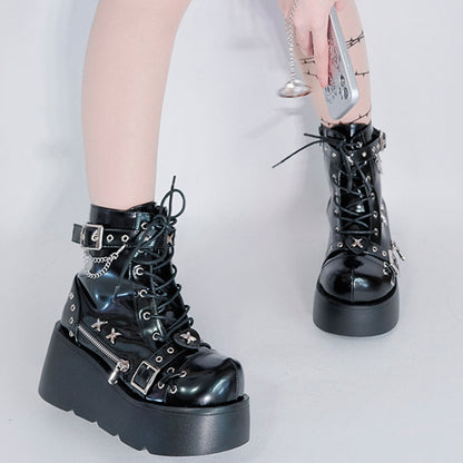 Funki Findz | Boots | Women's New Gothic Style Platform Boots
