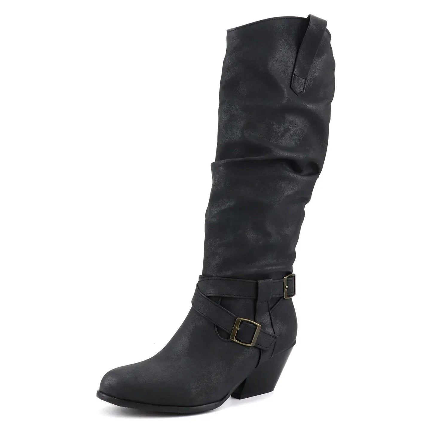 Funki Findz | Boots | Women's Faux Suede Western Style Boots