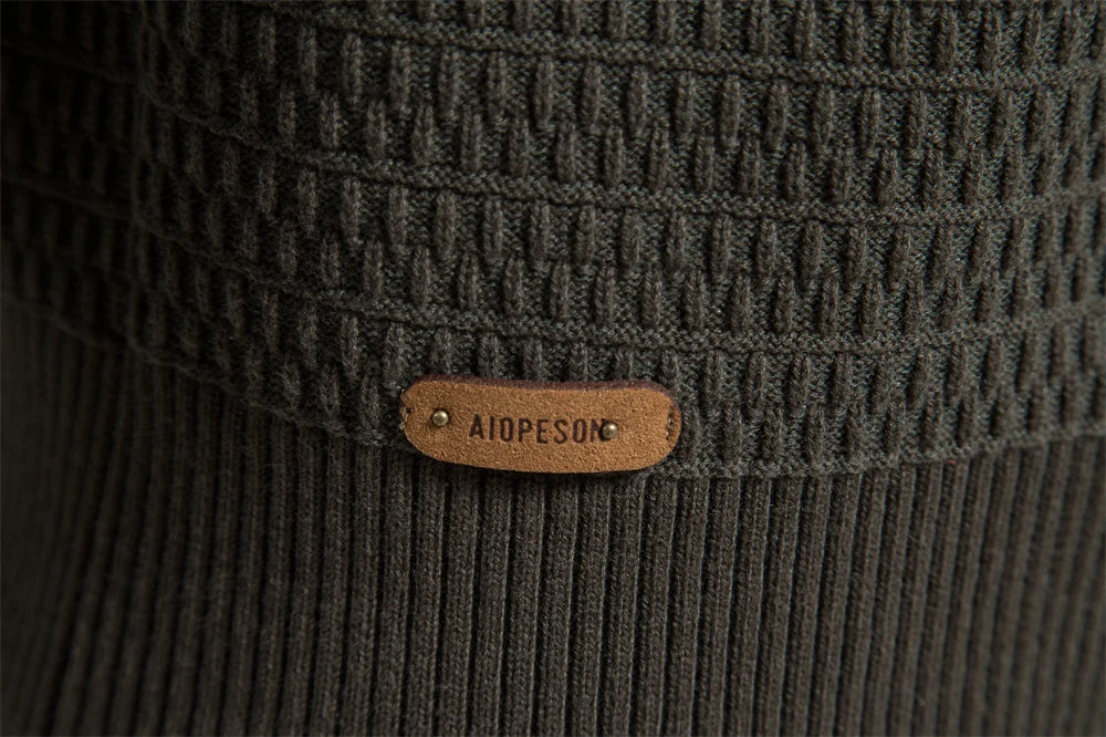 Funki Findz | Sweaters | Men's Mock Neck Button Knit Cardigan