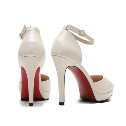 Funki Findz | Shoes | Women's Buckle Strap Formal Dress Shoes