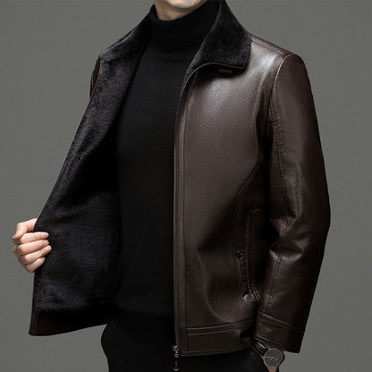 Funki Findz | Jackets | Men's Real Leather Fleece Lined Jackets