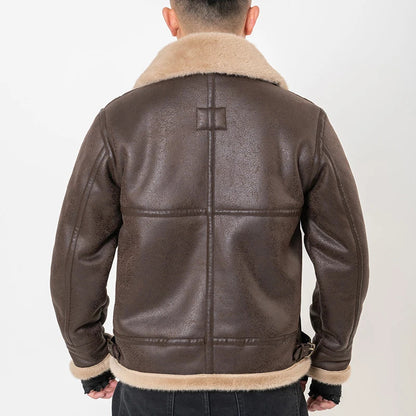 Funki Findz | Jackets | Men's Faux Leather Fleece Winter Jacket