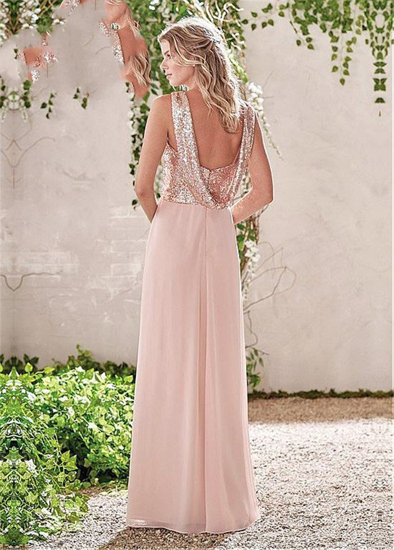 Funki Findz | Dresses | Women's Sequin Prom Bridesmaid Dress