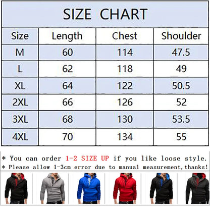 Funki Findz | Sweaters | Men's High Neck Hooded Pullovers