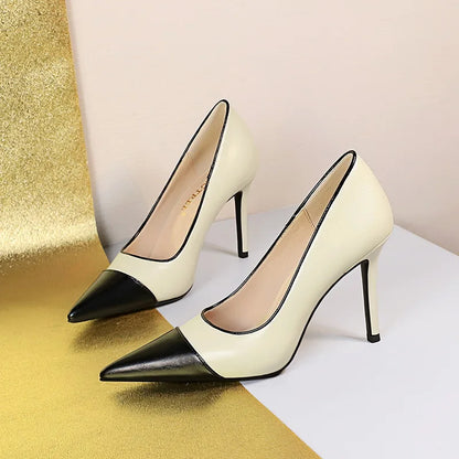 Funki Findz | Shoes | Women's Leather Pointed Toe High Heels