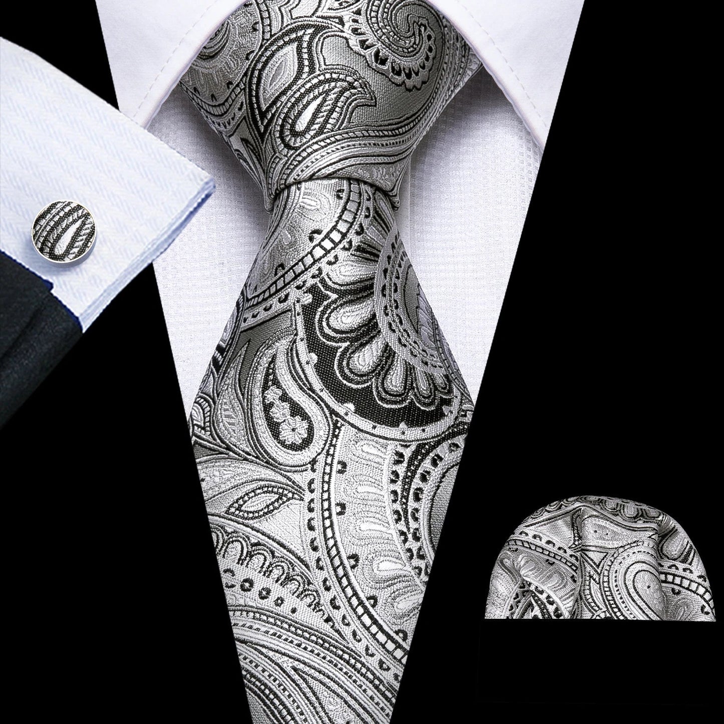 Funki Findz | Neckties | Men's Stylish Formal Silk Ties 3Pcs Sets