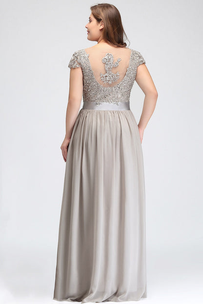 Funki Findz | Dresses | Women's Long Chiffon Satin Lace Dress