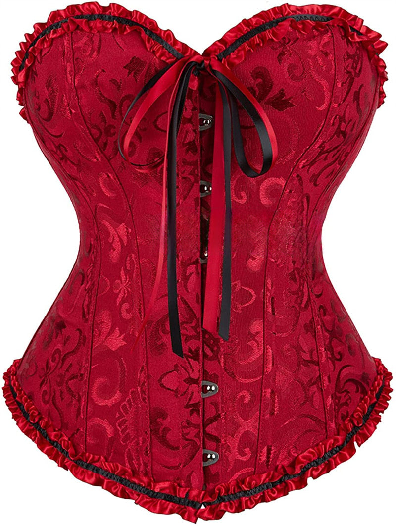 Funki Findz | Lingerie | Women's Pretty Overbust Corset | Bustier