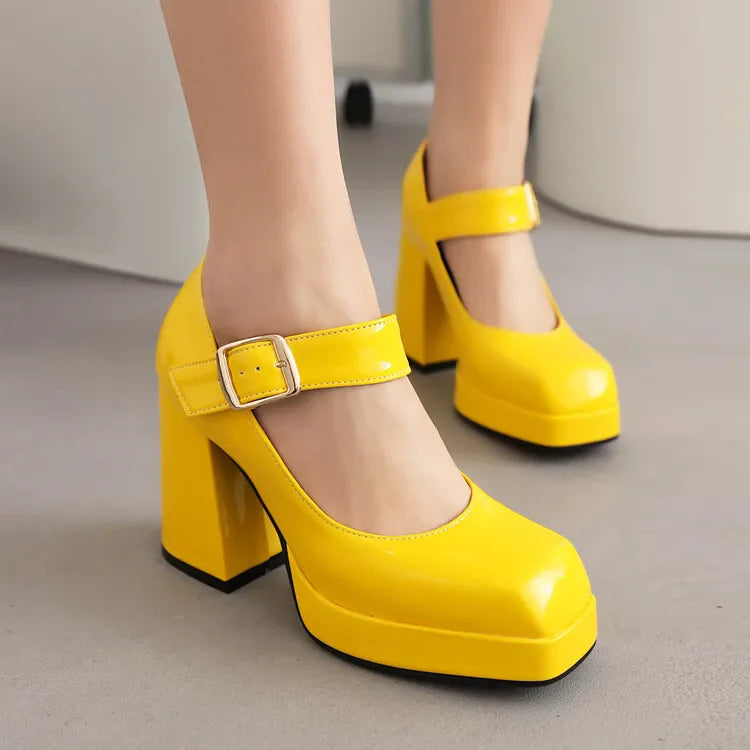 Funki Findz | Shoes | Women's Bright Patent Mary Jane Pumps