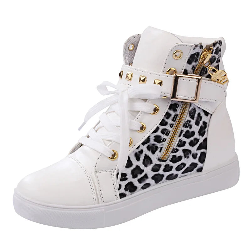 Funki Findz | Boots | Women's Zip Buckle Ankle Boot Sneakers