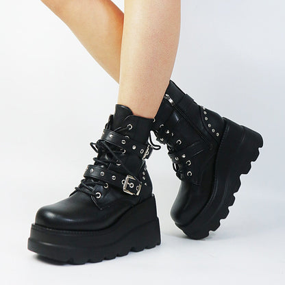 Funki Findz | Boots | Women's New Gothic Style Platform Boots