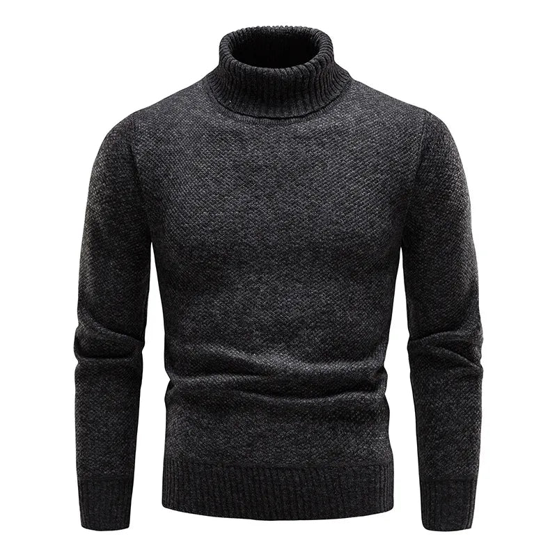 Funki Findz | Sweaters | Men's Winter Knitted Turtleneck Pullover