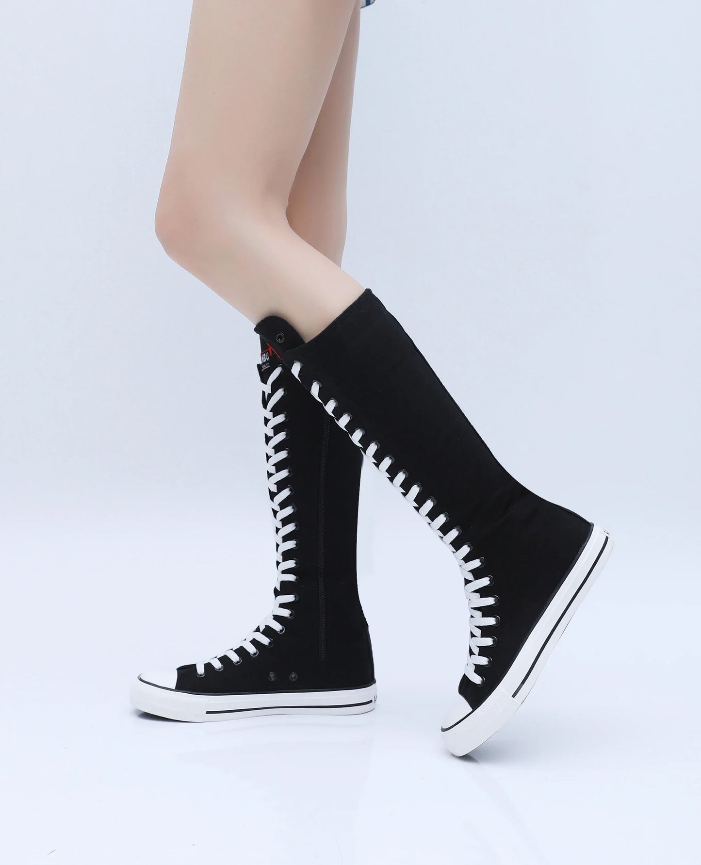 Funki Findz | Boots | Women's High Top Lace Up Canvas Boots