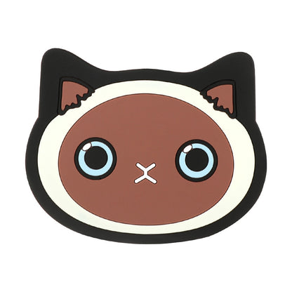 Funki Findz | Coasters | Cute Cartoon Cat Face Cup Mats 6 Pcs