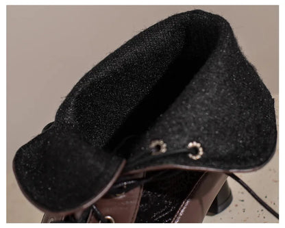 Funki Findz | Boots | Women's Kitten Heel Victorian Granny Boot