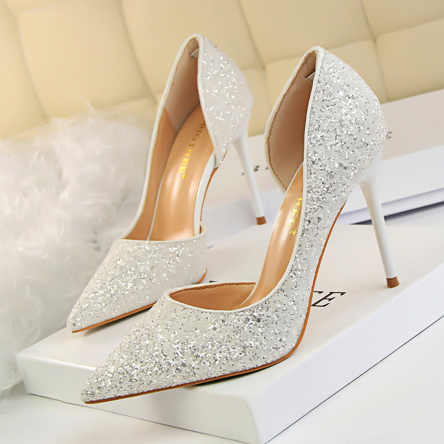Funki Findz | Shoes | Women's Elegant Glitter Wedding Shoes