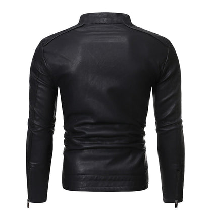 Funki Findz | Jackets | Men's Women's Slim PU Leather Jacket