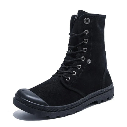 Funki Findz | Boots | Men's Canvas High Top Combat Boots