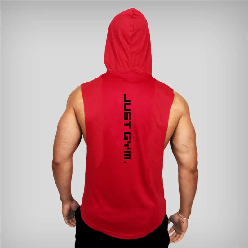 Funki Findz | Shirts | Men's Muscle Gym Hoodie Fitness Tank Top