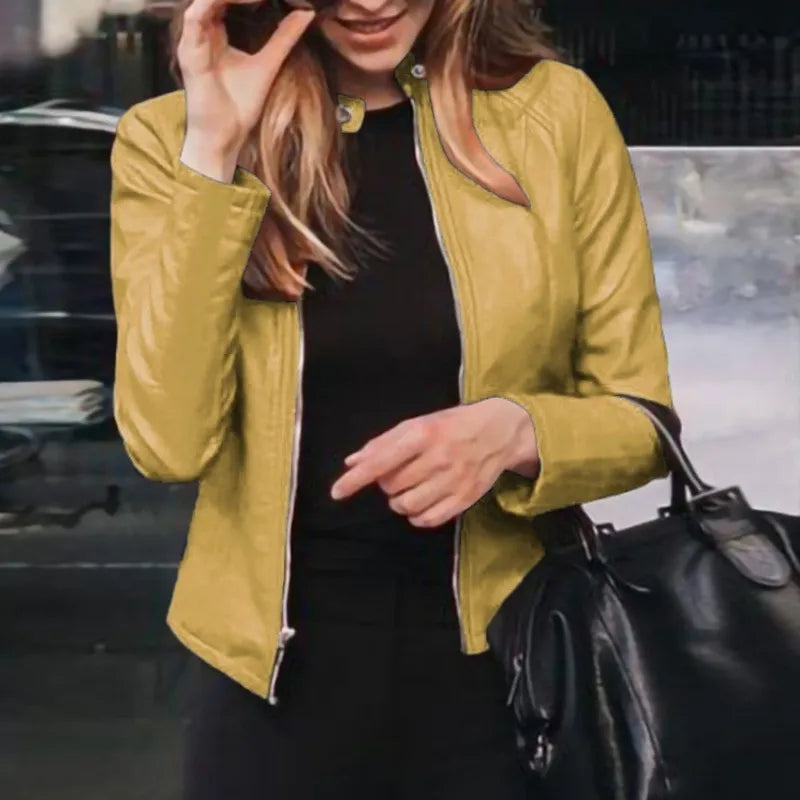 Funki Findz | Jackets | Women's Slim Fit Faux Leather Jackets