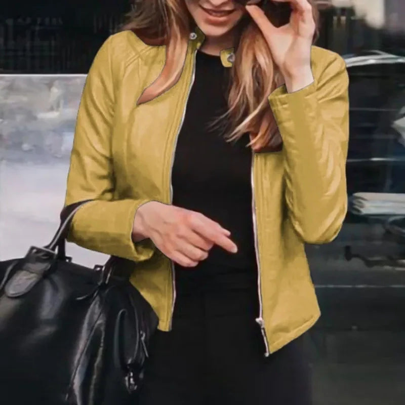 Funki Findz | Jackets | Women's Slim Fit Faux Leather Jackets