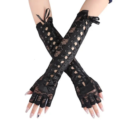 Funki Findz | Gloves | Women's Elbow Length Fingerless Gloves