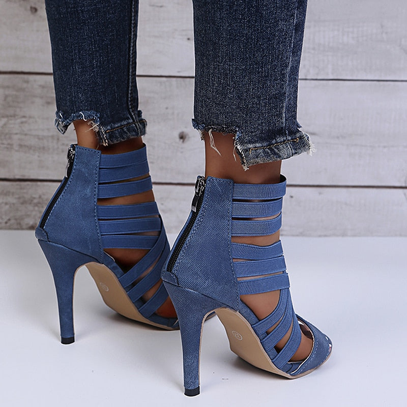 Funki Findz | Shoes | Women's Strappy High Heel Sandals