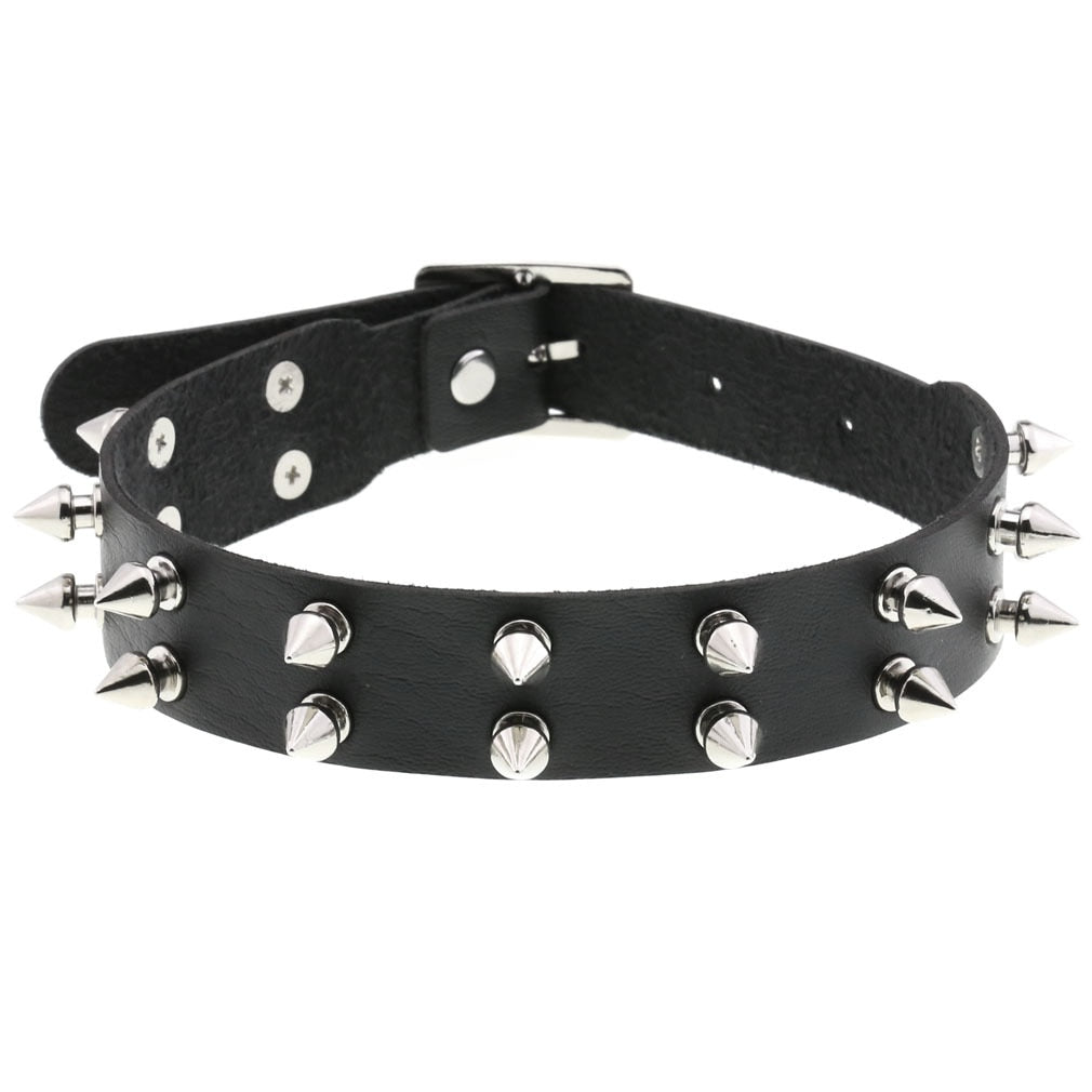 Funki Findz | Necklaces | Unisex Hip Hop PU Leather Choker