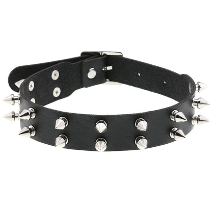 Funki Findz | Necklaces | Unisex Hip Hop PU Leather Choker