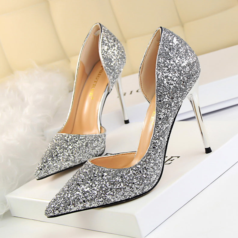 Funki Findz | Shoes | Women's Elegant Glitter Wedding Shoes