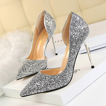 Funki Findz | Shoes | Women's Elegant Glitter Wedding Shoes