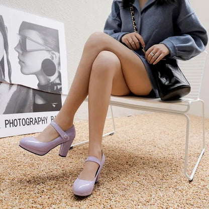 Funki Findz | Shoes | Women's Patent High Platform Mary Janes