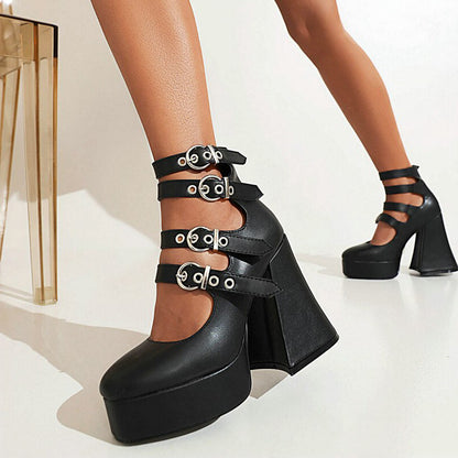 Funki Findz | Shoes | Women's Gothic Punk Mary Jane Platforms