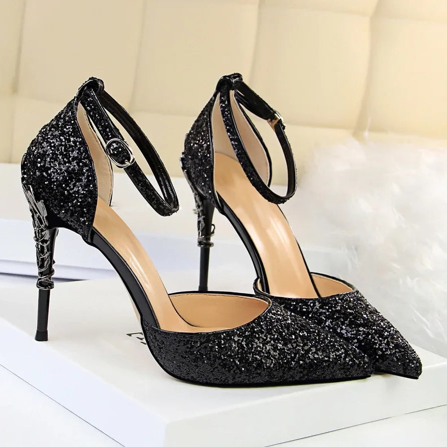 Funki Findz | Shoes | Women's Elegant Party Glitter Sandals