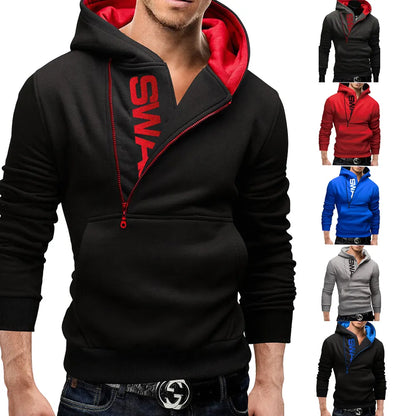 Funki Findz | Sweaters | Men's High Neck Hooded Pullovers