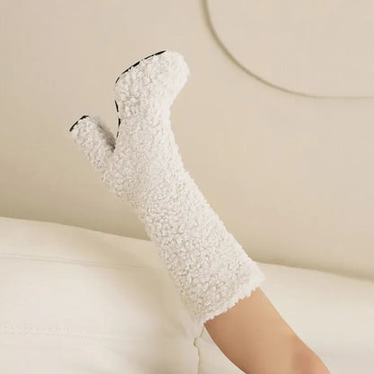 Funki Findz | Boots | Women's Fuzzy Faux Wool Platform Boots