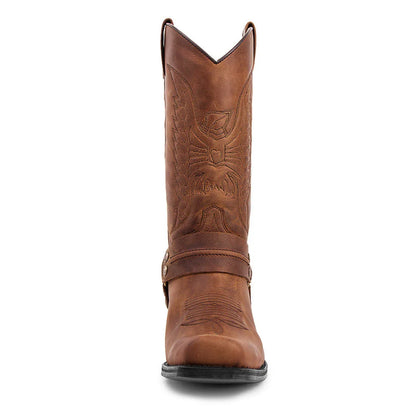 Funki Findz | Boots | Men's Embroidered Cowboy Pull On Boots