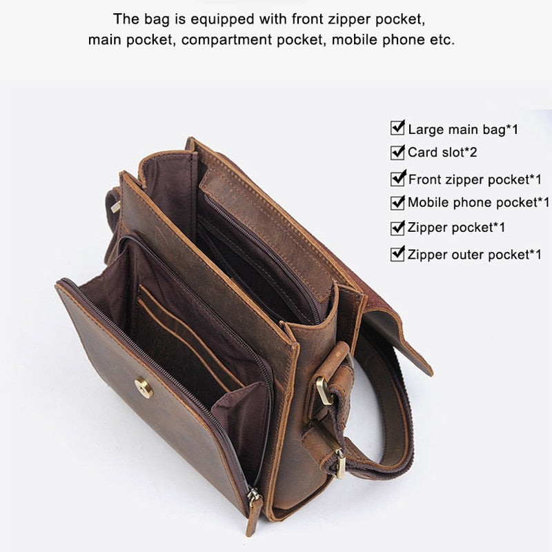 Funki Findz | Bags | Messenger Bags | Men's Leather Crossbody